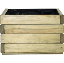 Holz Pflanzkasten mit Folie