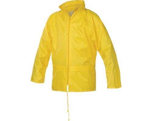 Regenjacke Größe XL gelb
