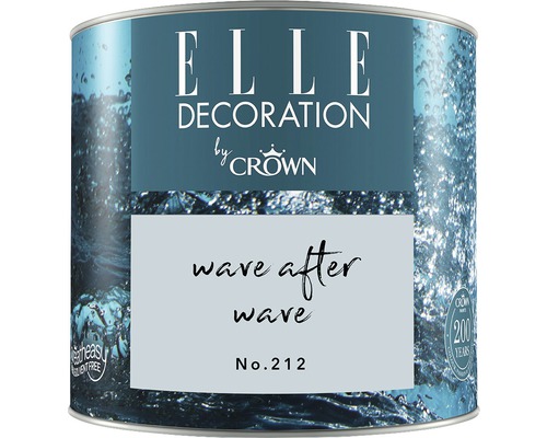 ELLE Decoration Wandfarbe Matt No. 212 Wave Aft. Wave 125 ml