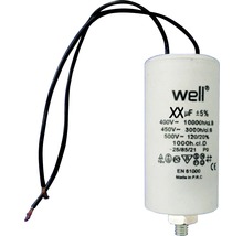 Well Kondensator mit Kabel