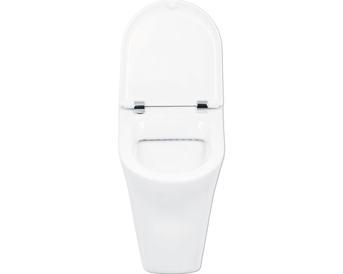 Wand-WC mit offenem Spülrand und WC-Sitz