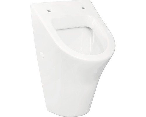 Weißes Urinal zur Wandmontage