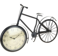 Tischuhr Metall Fahrrad 50 cm