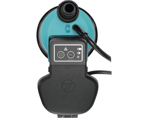 Gartenpumpe mit Schalterelementen und Stromkabel