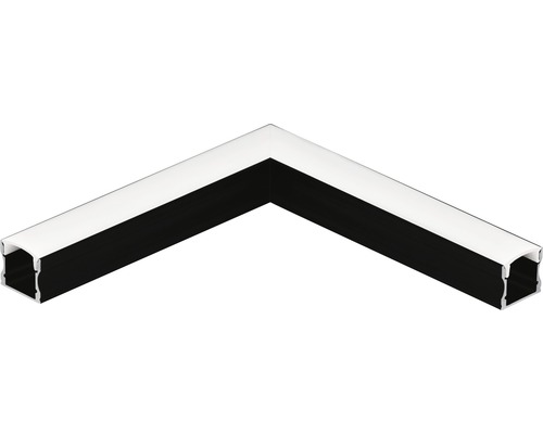 Eckverbinder Surface Profile 2 110 mm schwarz