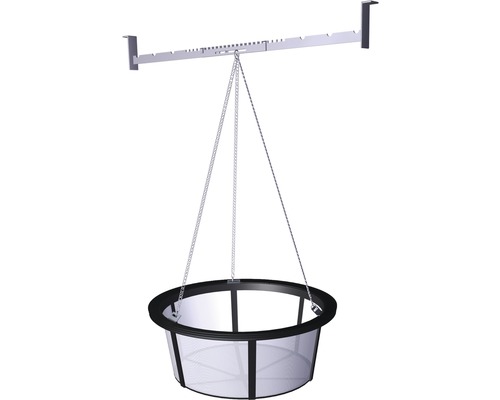 Hängeampel mit Kette und Wandhalterung