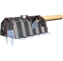 Regenwasserversickerungssystem mit Wasserdurchfluss