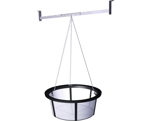 Blumenampel mit Halterung und Kette