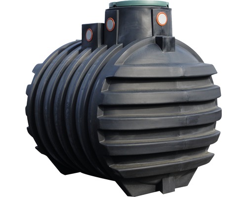 Erdtank 4rain Mono Paket 5000 L Garten (Lieferung Frei Bordsteinkante unabgeladen) Schwarzer Erdtank zur Regenwassernutzung