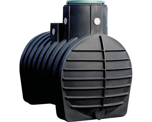 Erdtank 4rain Mono Paket 4000 L Haus (Lieferung Frei Bordsteinkante unabgeladen) Schwarzer Regenwassertank aus Kunststoff