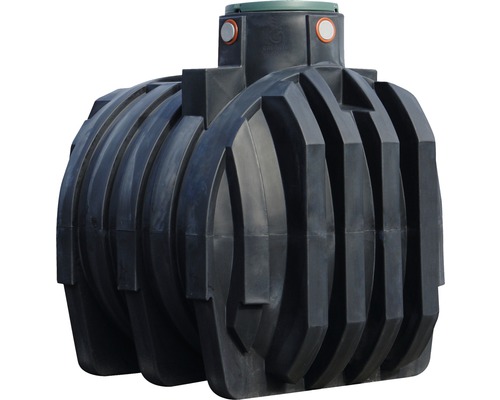 Erdtank 4rain Mono Paket 6800 L Haus (Lieferung Frei Bordsteinkante unabgeladen) Schwarzer Erdtank zur Regenwassernutzung