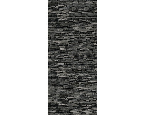 Steinwandpaneel mit dunkler Steinstruktur
