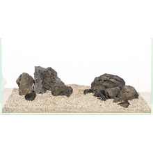 Aquariumdekoration-Set aquadeco Premium Lava für 80 cm Aquarium schwarz-thumb-2 Aquariumdekoration-Set aquadeco Premium Lava für 80 cm Aquarium schwarz-thumb-2