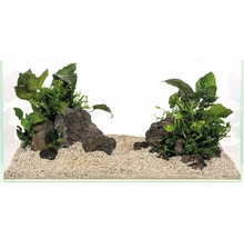 Aquariumdekoration-Set aquadeco Premium Lava für 80 cm Aquarium schwarz-thumb-1 Aquariumdekoration-Set aquadeco Premium Lava für 80 cm Aquarium schwarz-thumb-1