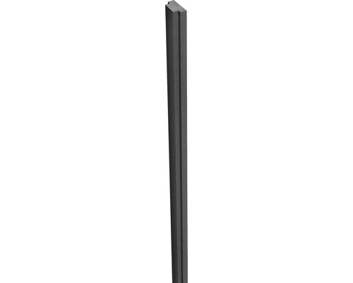 Nutleiste 300 cm für Flexpfosten 10x10, anthrazit Nutleiste 300 cm für Flexpfosten 10x10, anthrazit