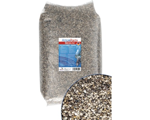 Sack mit Aquarien Kies 25 Kilogramm