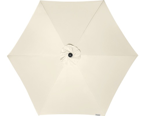 Ansicht von oben eines Sonnenschirms