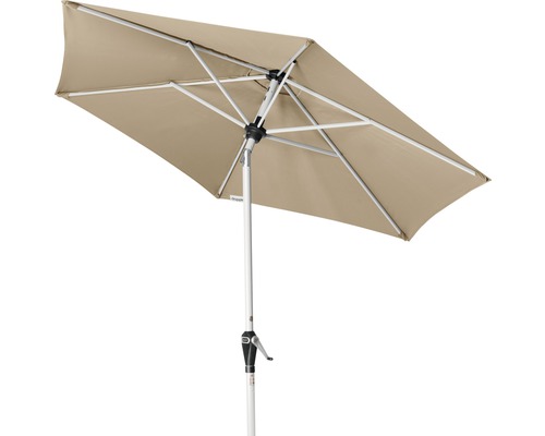 Rechteckiger Gartenschirm mit Kurbelmechanismus