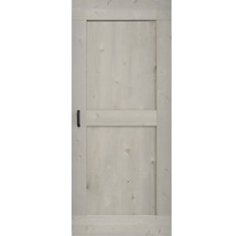 Schiebetür-Komplettset Barn Door Vintage grau grundiert MidBar Speichen 95x215 cm inkl. Türblatt,Schiebetürbeschlag,Abstandshalter 40 mm und Griff-Set-thumb-3