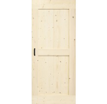 Schiebetür-Komplettset Barn Door Vintage natur MidBar gerade 95x215 cm inkl. Türblatt,Schiebetürbeschlag,Abstandshalter 35mm und Griff-Set-thumb-3