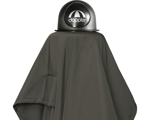 Geschlossener Regenschirm mit Doppler Logo