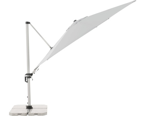 Freiarm-Sonnenschirm mit Sockel