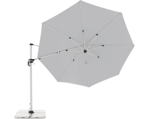 Freiarm-Sonnenschirm mit Fuß für den Außenbereich