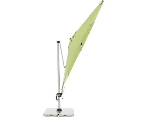 Freiarm-Sonnenschirm mit Fuß