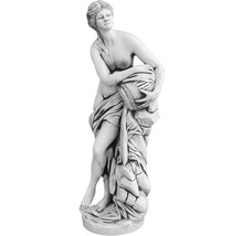 Dekorative Frauenfigur mit Amphore für den Garten