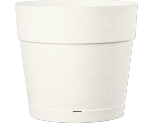 Pflanztopf Deroma vaso Save R Ø 29 H 26,3 cm Kunststoff weiß