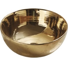 Aufsatzwaschbecken Vereg Osiris rund 35,8x35,8 cm gold-thumb-0