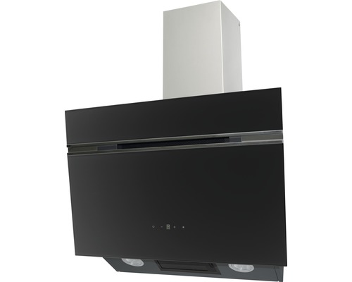 Wandhaube aus Edelstahl und Glas für die Küche