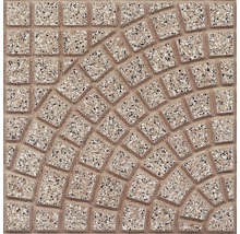 Quadratische Bodenfliese mit Terrazzo-Muster