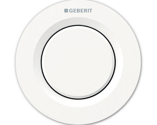 Fernbetätigung Geberit Typ 01 pneumatisch UP Drücker 1-Mengentechnik weiß alpin Geberit Betätigungsplatte für Spülkasten