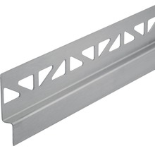 Fliesenprofil aus Metall mit dreieckigen Aussparungen