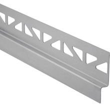 Fliesenschiene aus Metall mit dreieckigen Aussparungen
