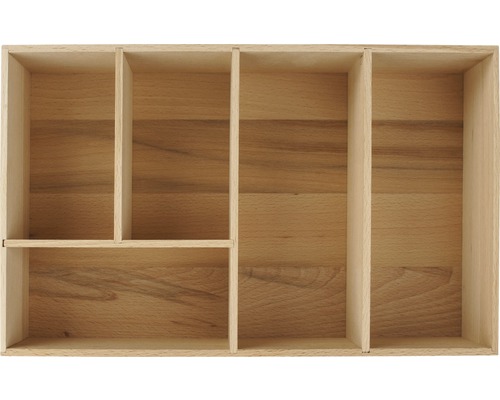 Holz Schubladeneinsatz mit mehreren Fächern zur Aufbewahrung