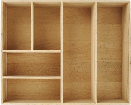 Holz Schubladeneinsatz mit mehreren Fächern zur Aufbewahrung