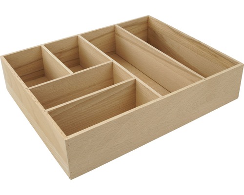 Holz Schubladeneinsatz mit Fächern