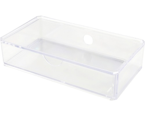 Transparente Aufbewahrungsbox aus Kunststoff