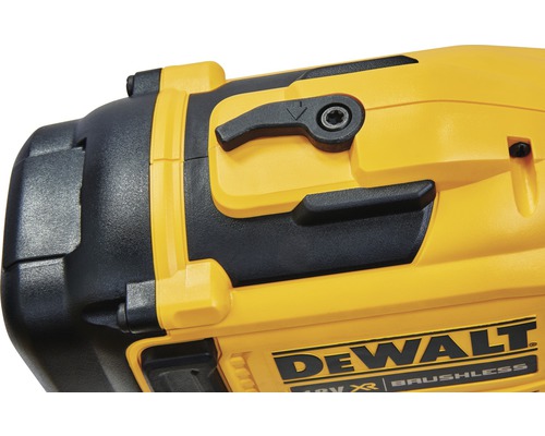 Detailansicht einer Dewalt Nagelpistole