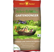 Sack mit Wolf Garten Natura Bio Gartendünger mit 18,9 Kilogramm Inhalt