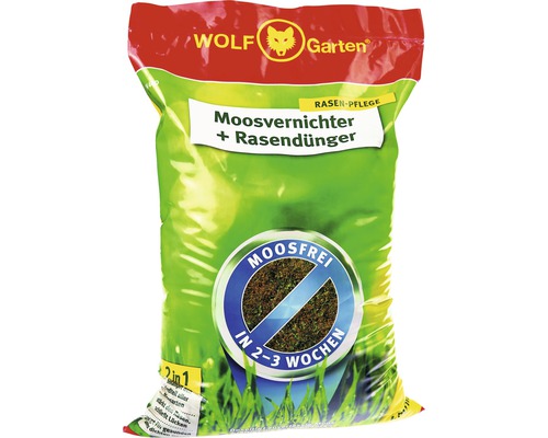 Wolf Garten Moosvernichter plus Rasendünger Packung