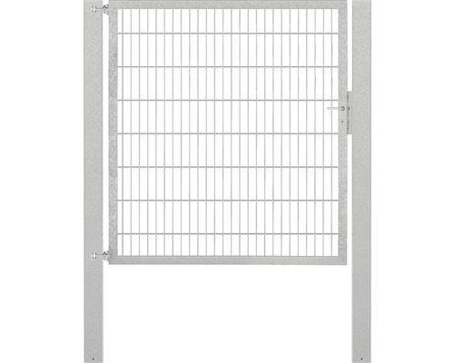 Stabgitter-Einzeltor ALBERTS Flexo Plus 8/6/8 150 x 160 cm inkl. Pfosten 10 x 10 cm feuerverzinkt