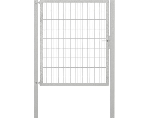 Stabgitter-Einzeltor ALBERTS Flexo Plus Typ 8/6/8 150 x 180 cm inkl. Pfosten 10 x 10 cm feuerverzinkt