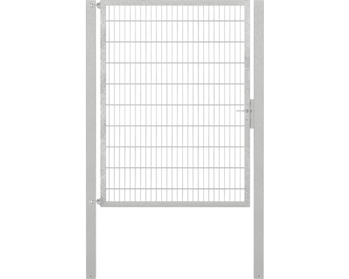 Stabgitter-Einzeltor ALBERTS Flexo Plus Typ 8/6/8 150 x 200 cm inkl. Pfosten 10 x 10 cm feuerverzinkt