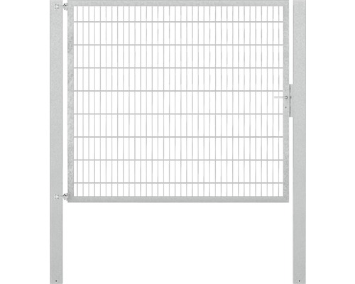 Stabgitter-Einzeltor ALBERTS Flexo Plus Typ 8/6/8 200 x 160 cm inkl. Pfosten 10 x 10 cm feuerverzinkt