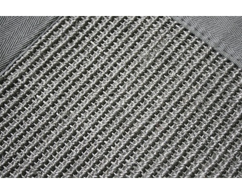 Nahaufnahme eines Sisalteppichs