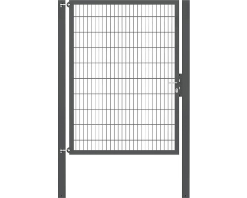 Stabgitter-Einzeltor ALBERTS Flexo Plus 8/6/8 150 x 200 cm inkl. Pfosten 10 x 10 cm anthrazit