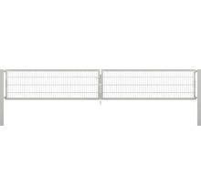 Stabgitter-Doppeltor ALBERTS Flexo Plus Typ 8/6/8 500 x 80 cm inkl. Pfosten 10 x 10 cm feuerverzinkt